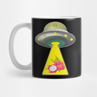 UFO dropping a beautiful dragon fruit / pitaya Mug